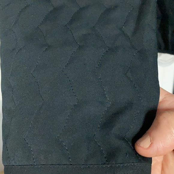 Judy Bond vintage blk quilt jacket. Size Large - Picture 7 of 10